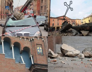 Artistic assets damaged by the earthquake