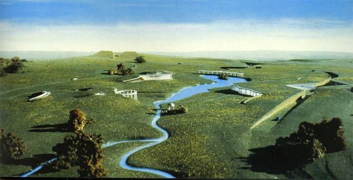 INTEGRATION OF ARCHITECTURE AND LANDSCAPE « Green architecture James Wines » - Taschen 2000 