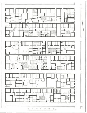 Olinto, un bloc de maisons d’habitation 