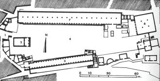 a Asso, plan de l’agora 