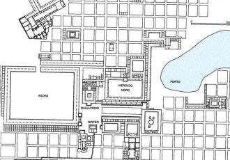 b Milet, plan de la zone nord de la cité