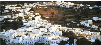 Disposition urbaine en terrasse, Artemonas, Grèce 